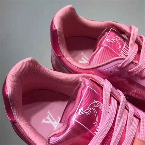 lv trainers pink|louis vuitton pink trainers.